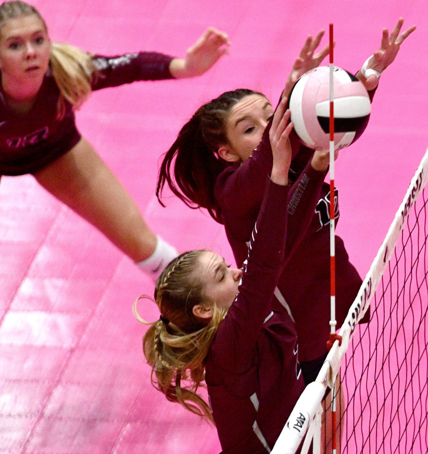 Western Christian vs Osage state volleyball